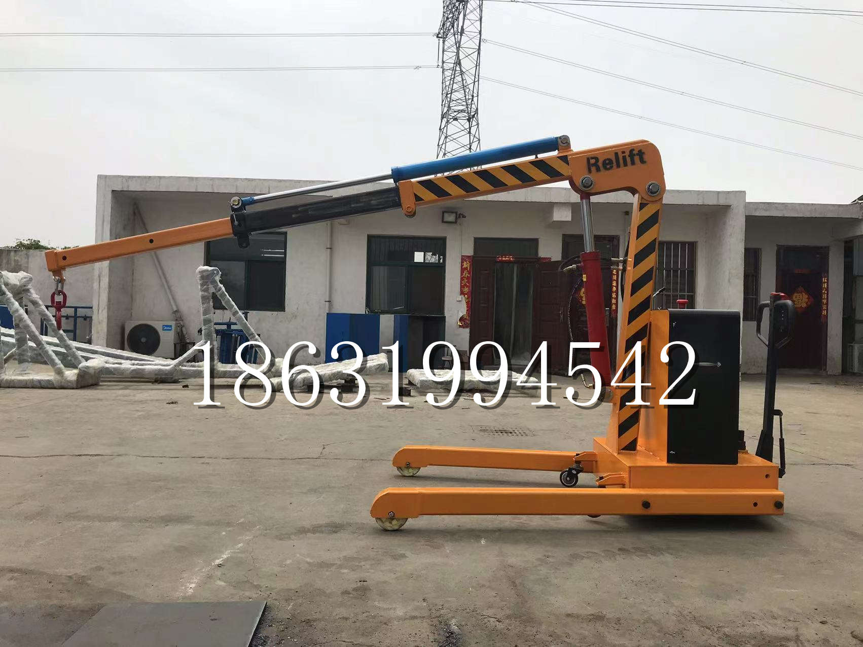 奈曼旗久征定做3吨三轮随车吊 农用园林绿化移树吊 平板工程用小吊机